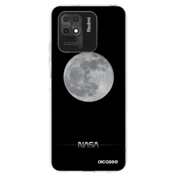 Picasee silikónový prehľadný obal pre Xiaomi Redmi 10C - Moon Minimal