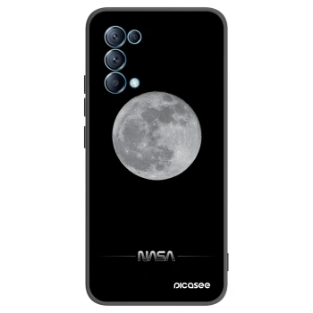 Picasee silikónový čierny obal pre OPPO Reno 5 5G - Moon Minimal