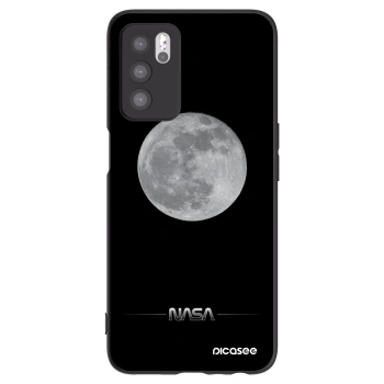 Picasee silikónový čierny obal pre OPPO A16 - Moon Minimal