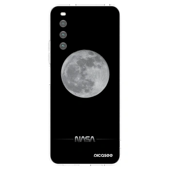 Picasee silikónový prehľadný obal pre Sony Xperia 10 IV 5G - Moon Minimal