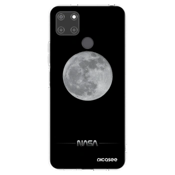 Picasee silikónový prehľadný obal pre Realme C21Y - Moon Minimal
