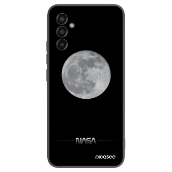 Picasee silikónový čierny obal pre Samsung Galaxy M13 M135F - Moon Minimal