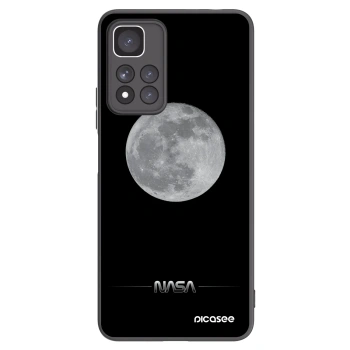 Picasee silikónový čierny obal pre Xiaomi Redmi Note 11 Pro+ 5G - Moon Minimal