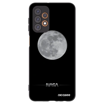 Picasee silikónový čierny obal pre Samsung Galaxy A23 A235F 4G - Moon Minimal