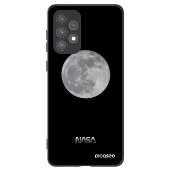 Picasee silikónový čierny obal pre Samsung Galaxy A73 5G - Moon Minimal