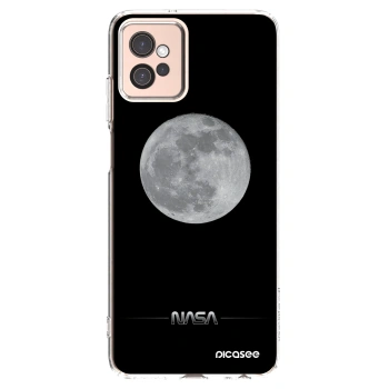 Picasee silikónový prehľadný obal pre Motorola Moto G32 - Moon Minimal
