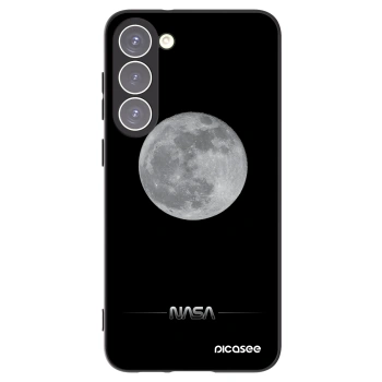 Picasee silikónový čierny obal pre Samsung Galaxy S23+ 5G - Moon Minimal