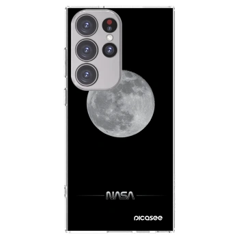 Picasee silikónový prehľadný obal pre Samsung Galaxy S23 Ultra 5G - Moon Minimal