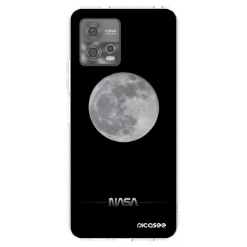 Picasee silikónový prehľadný obal pre Motorola Moto G72 - Moon Minimal
