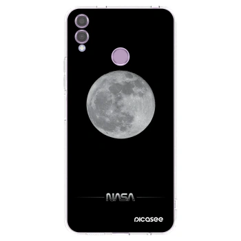 Picasee silikónový prehľadný obal pre Honor 8X - Moon Minimal