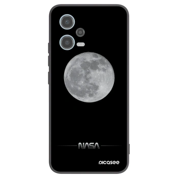 Picasee silikónový čierny obal pre Xiaomi Redmi Note 12 5G - Moon Minimal