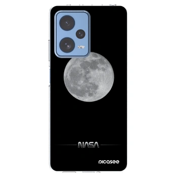 Picasee silikónový prehľadný obal pre Xiaomi Redmi Note 12 Pro 5G - Moon Minimal