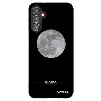Picasee silikónový čierny obal pre Samsung Galaxy A14 5G A146P - Moon Minimal