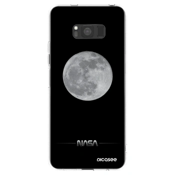 Picasee silikónový prehľadný obal pre Samsung Galaxy S8 G950F - Moon Minimal