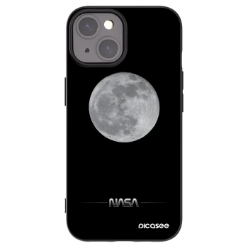 Picasee silikónový čierny obal pre Apple iPhone 15 - Moon Minimal