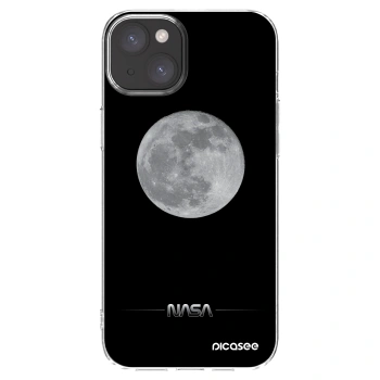 Picasee silikónový prehľadný obal pre Apple iPhone 15 Plus - Moon Minimal
