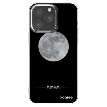 Picasee silikónový prehľadný obal pre Apple iPhone 15 Pro Max - Moon Minimal
