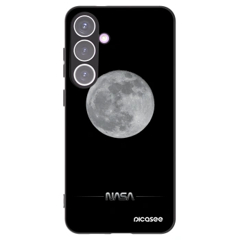 Picasee silikónový čierny obal pre Samsung Galaxy S24+ S926B 5G - Moon Minimal