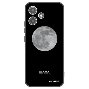Picasee silikónový čierny obal pre Xiaomi Redmi 12 5G - Moon Minimal