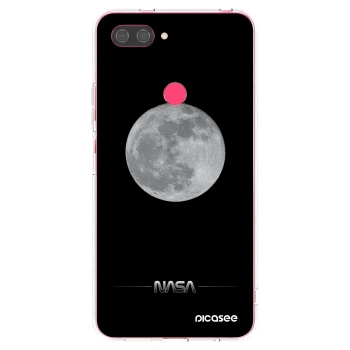 Picasee silikónový prehľadný obal pre Xiaomi Mi 8 Lite - Moon Minimal