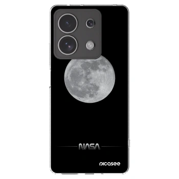 Picasee silikónový prehľadný obal pre Xiaomi Redmi Note 13 4G - Moon Minimal