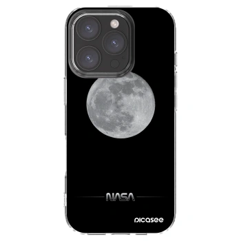 Picasee silikónový prehľadný obal pre Apple iPhone 16 Pro - Moon Minimal