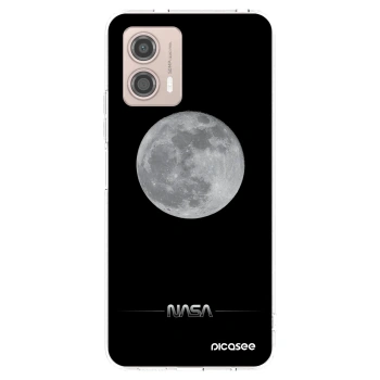 Picasee silikónový prehľadný obal pre Motorola Moto G53 5G - Moon Minimal