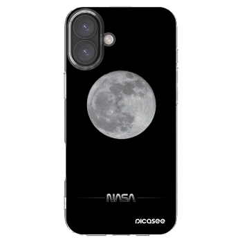 Picasee silikónový prehľadný obal pre Apple iPhone 16 Plus - Moon Minimal