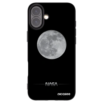 Picasee silikónový čierny obal pre Apple iPhone 16 Plus - Moon Minimal