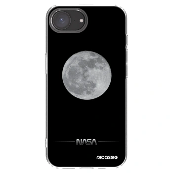 Picasee silikónový prehľadný obal pre Apple iPhone 16e - Moon Minimal