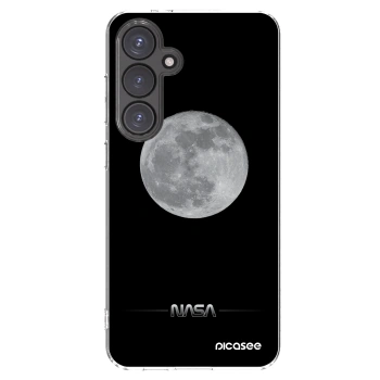 Picasee silikónový prehľadný obal pre Samsung Galaxy S24 FE S721B - Moon Minimal