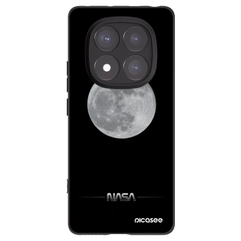 Picasee silikónový čierny obal pre Xiaomi Redmi Note 14 Pro+ 5G - Moon Minimal