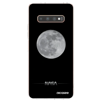 Picasee silikónový prehľadný obal pre Samsung Galaxy S10 Plus G975 - Moon Minimal