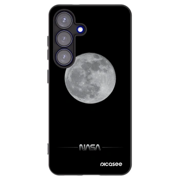 Picasee silikónový čierny obal pre Samsung Galaxy S25 5G - Moon Minimal