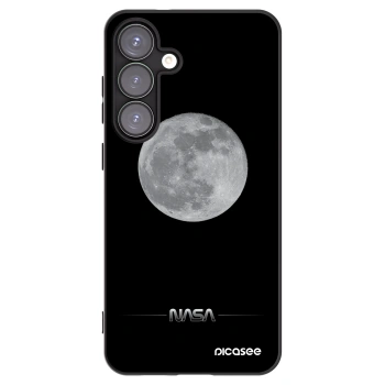 Picasee silikónový čierny obal pre Samsung Galaxy S25+ 5G - Moon Minimal