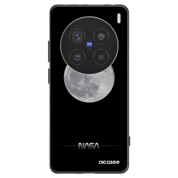 Picasee silikónový čierny obal pre Vivo X200 Pro - Moon Minimal