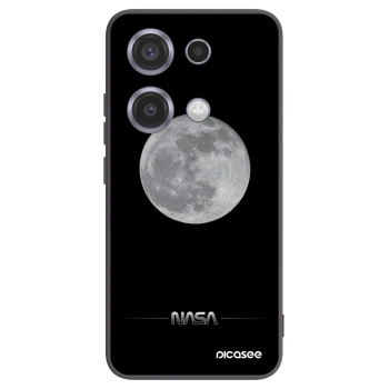 Picasee silikónový čierny obal pre Xiaomi Redmi Note 14S - Moon Minimal