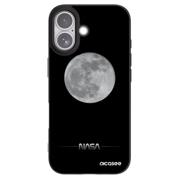 Picasee silikónový čierny obal pre Apple iPhone 17 - Moon Minimal
