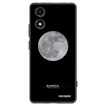 Picasee silikónový čierny obal pre Motorola Moto E14 - Moon Minimal