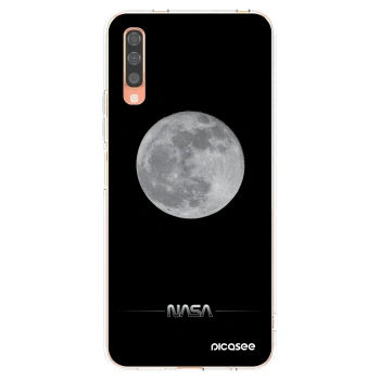 Picasee silikónový prehľadný obal pre Samsung Galaxy A70 A705F - Moon Minimal