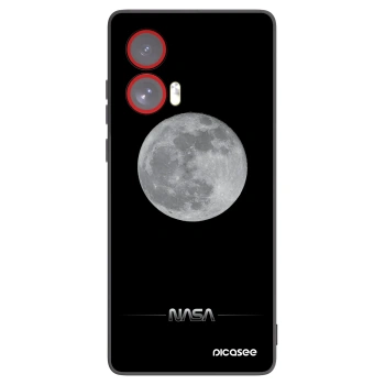 Picasee silikónový čierny obal pre Motorola Edge 50 Fusion - Moon Minimal