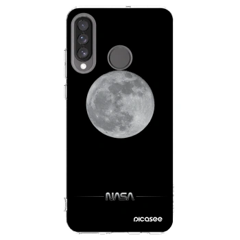 Picasee silikónový prehľadný obal pre Huawei P30 Lite - Moon Minimal