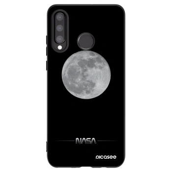 Picasee silikónový čierny obal pre Huawei P30 Lite - Moon Minimal