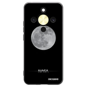Picasee silikónový čierny obal pre Honor Magic8 Lite 5G - Moon Minimal
