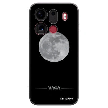 Picasee silikónový čierny obal pre OPPO Find X9 Pro - Moon Minimal