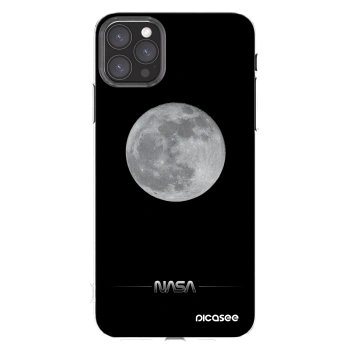 Picasee silikónový prehľadný obal pre Apple iPhone 11 Pro Max - Moon Minimal