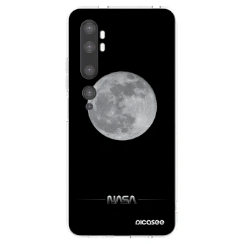 Picasee silikónový prehľadný obal pre Xiaomi Mi Note 10 (Pro) - Moon Minimal
