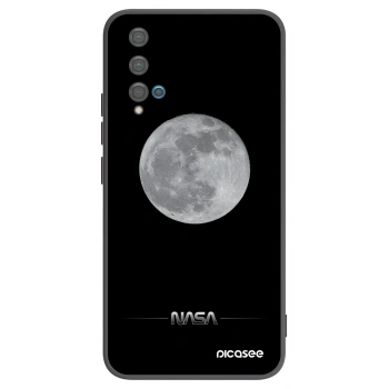 Picasee silikónový čierny obal pre Huawei Nova 5T - Moon Minimal
