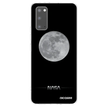 Picasee silikónový prehľadný obal pre Samsung Galaxy S20 G980F - Moon Minimal