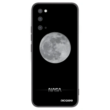 Picasee silikónový čierny obal pre Samsung Galaxy S20 G980F - Moon Minimal